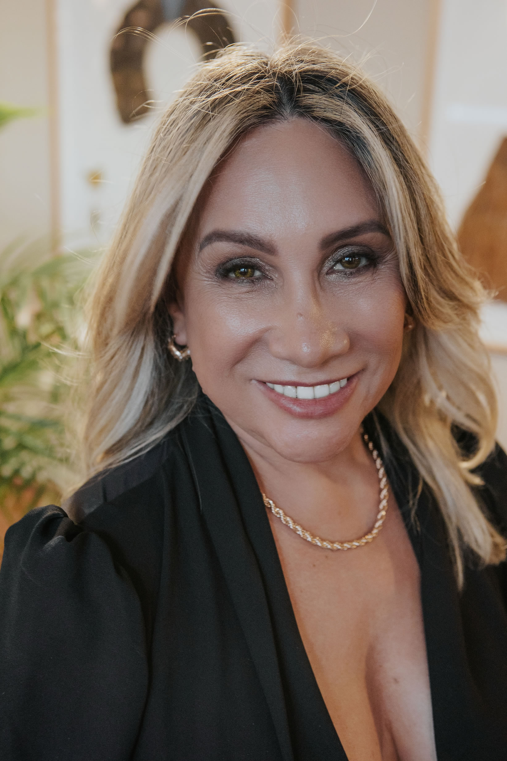 Ireni Orellana em momento corporativo