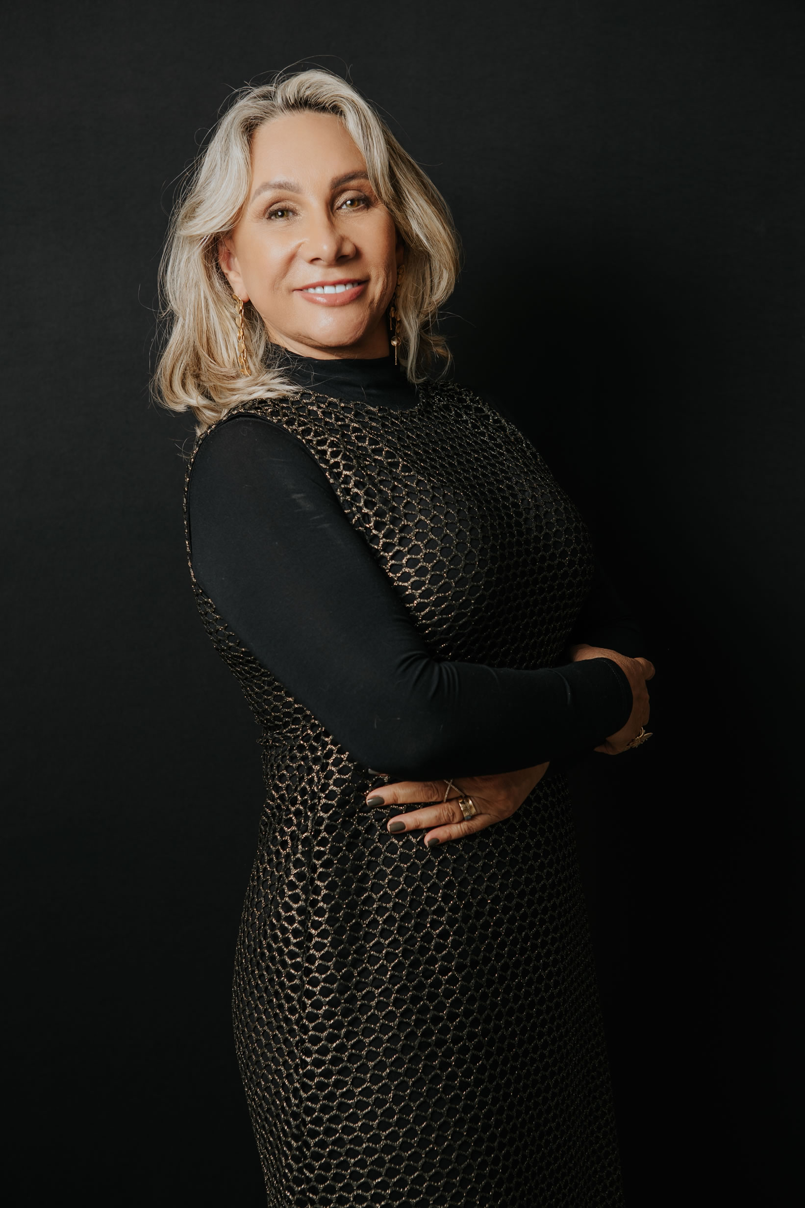 Ireni Orellana em retrato no escritório